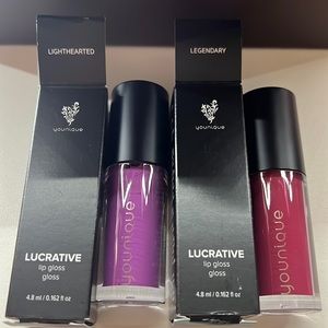 Two NWT Younique lucrative lipglosses